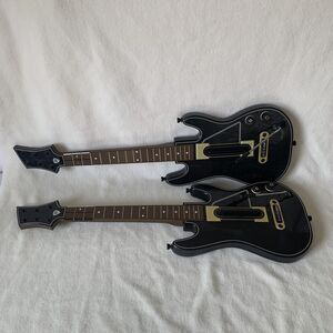 Guitar Hero Power Wireless Guitar HERO POWER Xbox 360 PS3 Lot Of 2 no dongles